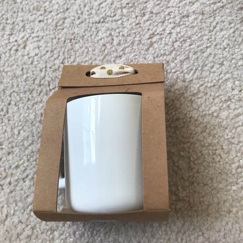 NWOT Mud Pie Gift-Ready Wedding Engagement White Mug - 